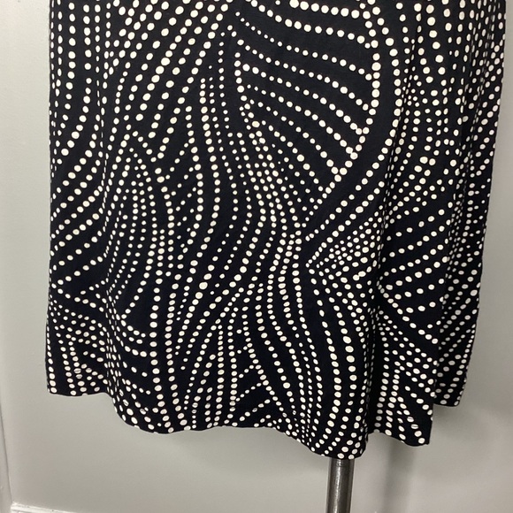 Anthropology Maeve black dress with off white polka dots size XS - Picture 5 of 6
